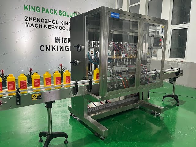 Detailed Introduction for Automatic Liquid Filling Machine 8 nozzle