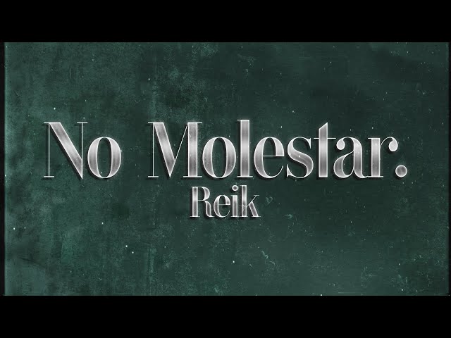 Reik - No Molestar 💕 (lyrics)