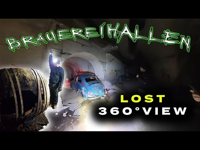 360° durch die vergessenen Brauereihallen - entscheide selbst was du sehen möchtest!