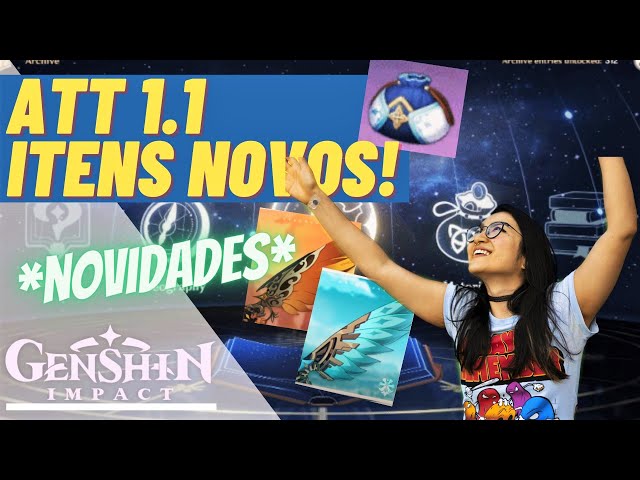 NOVIDADES da Atualização 1.1 // ANÚNCIO DE LIVES no Canal! | [Genshin Impact]