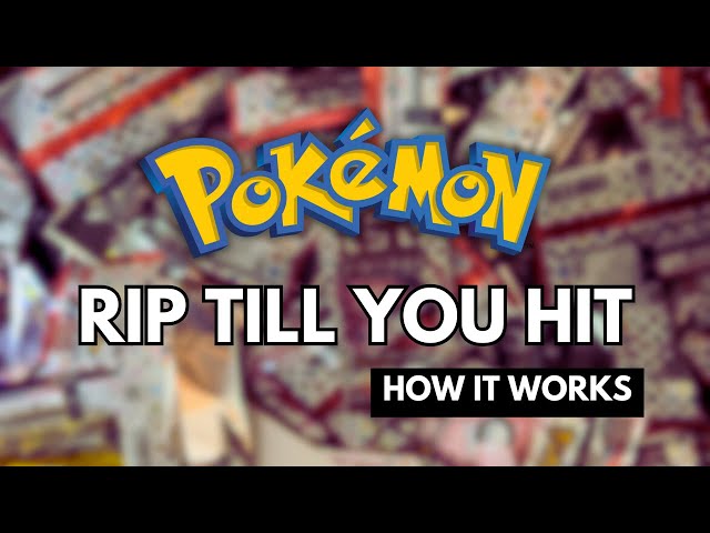 New Pokémon Card Business Strategy - Rip Till You Hit (RTYH) Explained