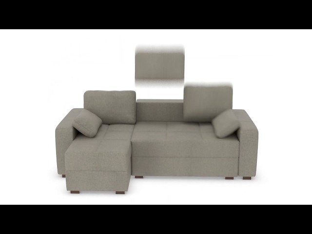 Corner Sofa Bed - All Functions