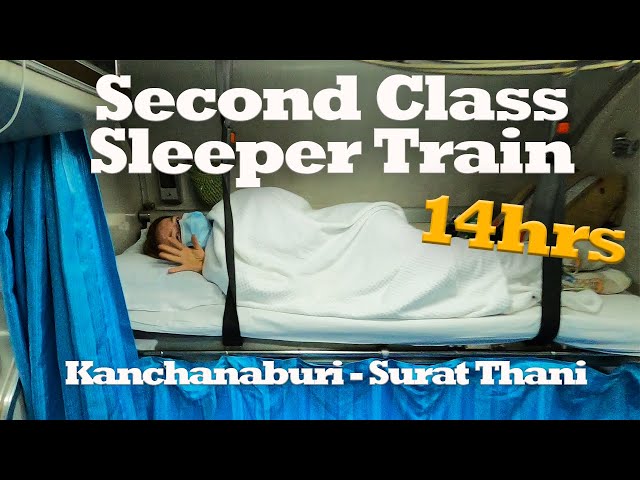 Our First Overnight Sleeper Train in Thailand! (2nd Class, What's it like?)