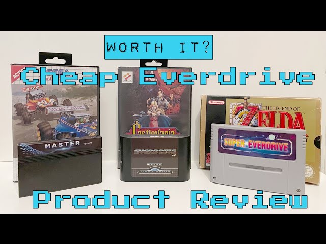 Cheap Everdrive Carts… Now are they worth it?? #mastersystem #megadrive #snes