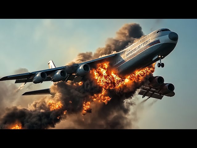 1 minute ago! Putin's IL-96 Plane Explodes in the Air! 5 Russian Ministers Among the Victims.