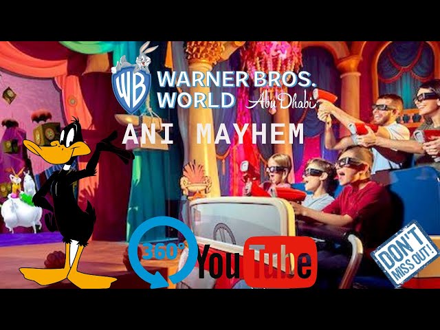 360 Video Indoor Playground Family | Warner bros. World Abu Dhabi | Ani Mayhem