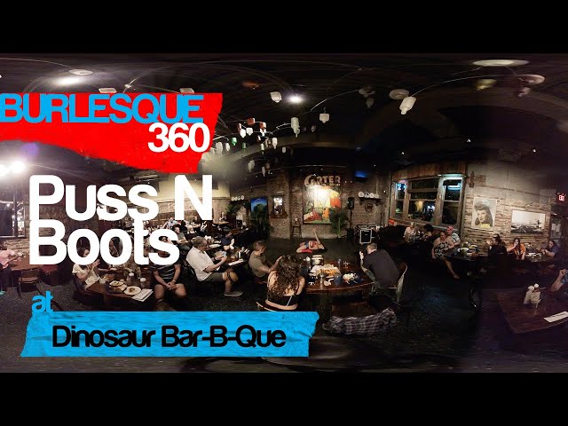 Puss N Boots Performance for Burles-Que at Dinosaur Bar-B-Que Brooklyn (360° Video)