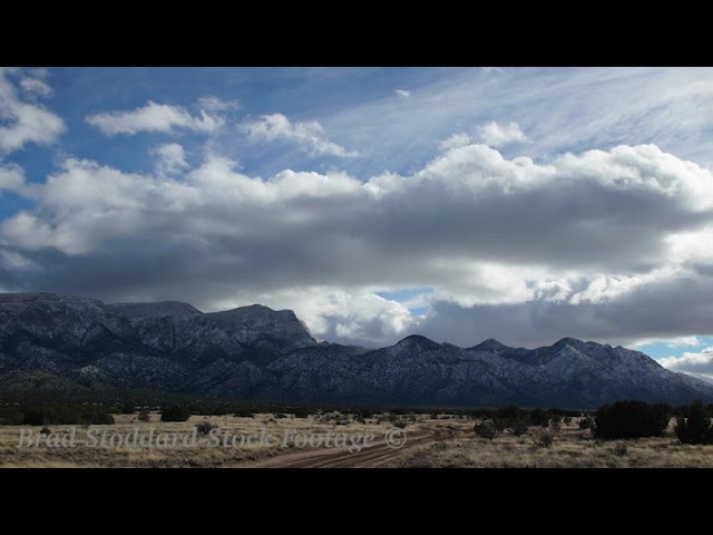 NM002 Sandia Mountain  Winter Timelapse Vehicle