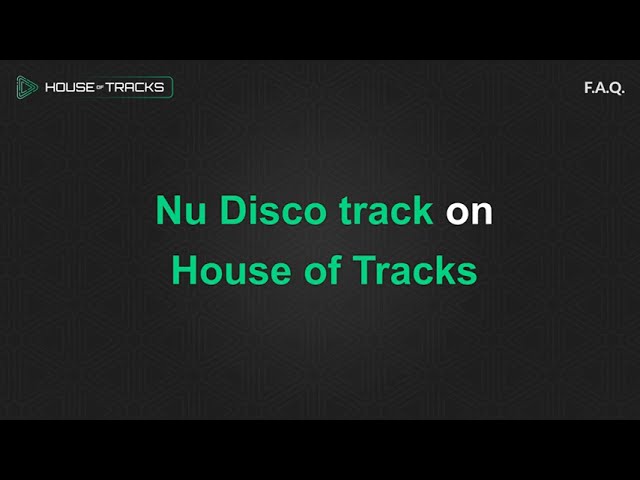 Nu Disco Ghost Production