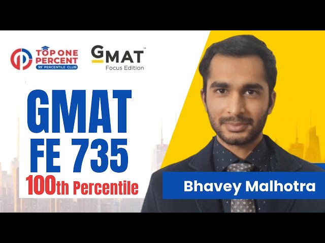 From 580 to 735 on the GMAT – Bhavey's Extraordinary Comeback Story! GMAT Tips and Strategies