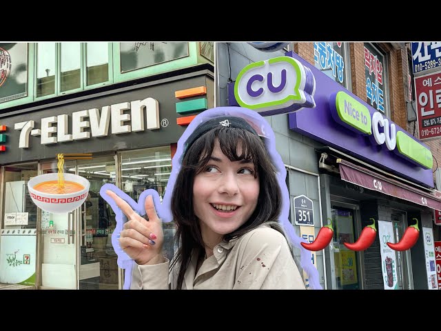 24 hours Eating ONLY in KOREAN CONVENIENCE STORES!!!