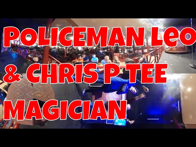 Leo the Policeman at the Laughing Donkey with Children's Entertainer Chris P Tee Magician