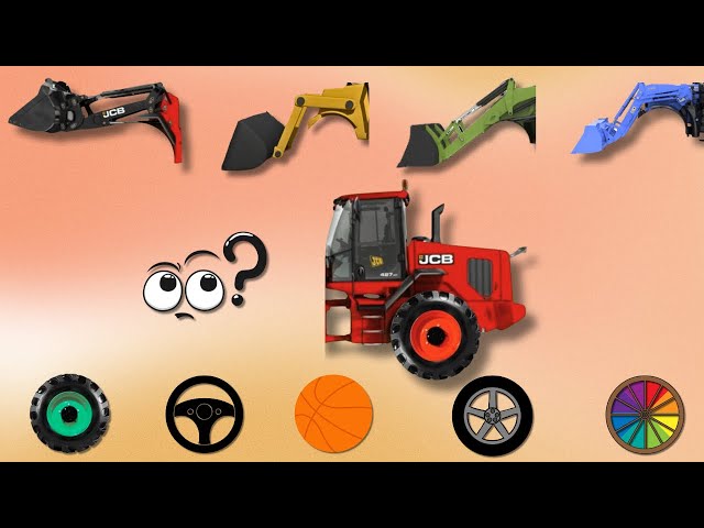 Guess the Theme Challenge: JCB Tractor Edition🚜 Construction equipment🛠️GUESS THE DETAILS