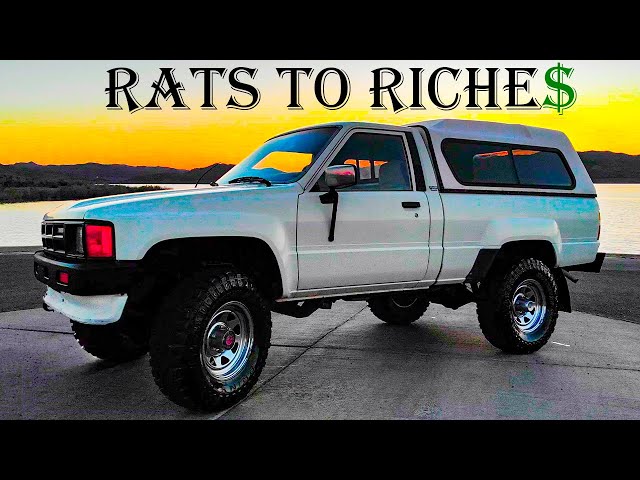 RAT INFESTED For 20 YEARS! Full Restoration! START To FINISH! (ABANDONED Toyota Pickup 4X4)