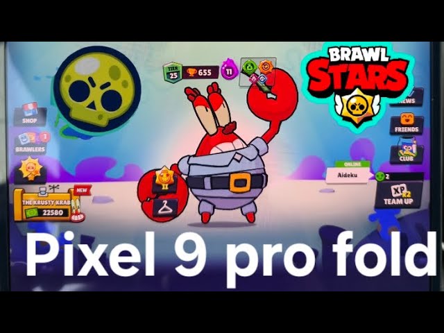 Google Pixel 9 Pro Fold Brawlstars Gameplay!