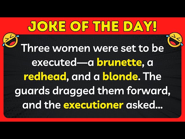 BEST JOKE OF THE DAY! 🤣 Three women funny execution... | Good Funny Daily Jokes To Tell Your Family