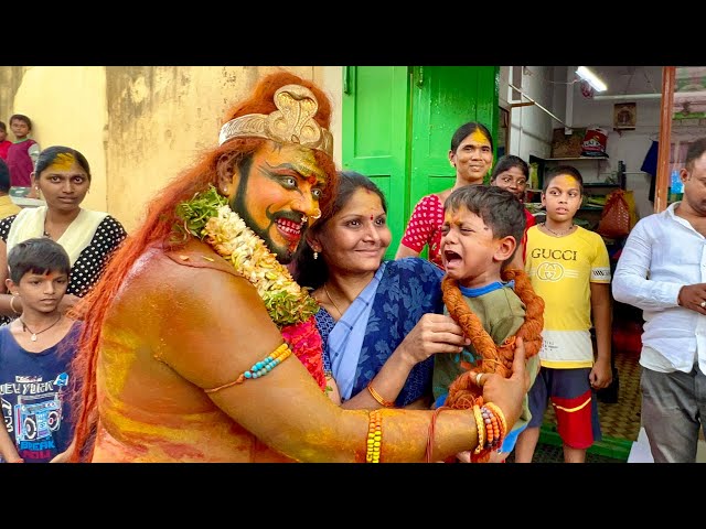 Potharaju Blessing little kid 2022 | Potharaju Teenmaar Dance 2022 | Potharaju Grand Entry 2022