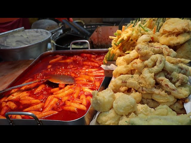 Famous street tempura - korean street food