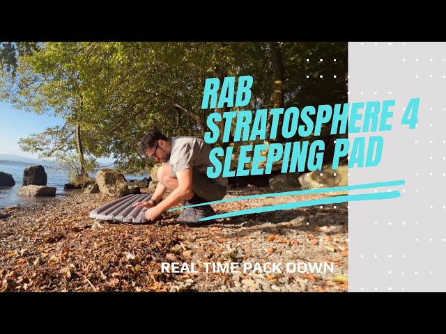 Rab Stratosphere 4 Sleeping Pad: Real time pack down