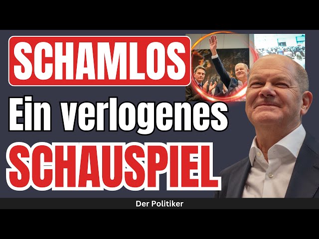 Die verlogene Selbstinszenierung eines gescheiterten Bundeskanzlers - Olaf Scholz-Show bei Ampel-Aus