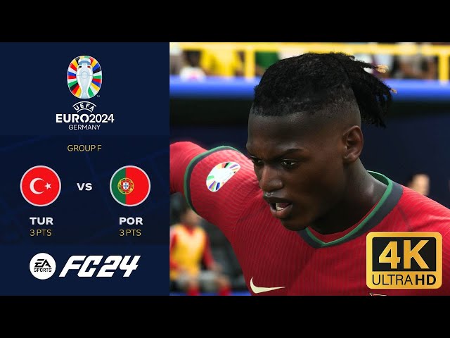 FC 24 - TURKIYE VS PORTUGAL | GROUP STAGE | EUFA EURO 2024 [4K]