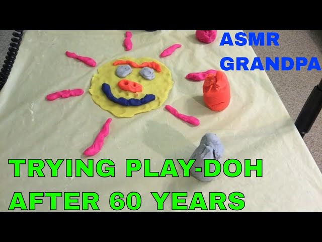 TRYING PLAY-DOH AFTER 60 YEARS! [ASMR]