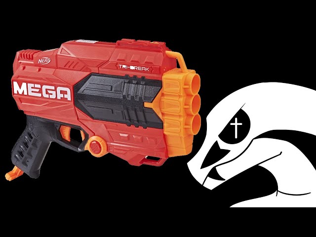 The Nerf Mega Tribreak is a weird disaster