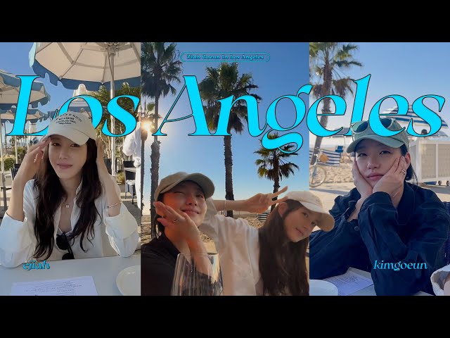 [VLOG] Refer to this when you order in LA restaurant. Jiah Goeun IN Los Angeles 🇺🇸 (with Rose🌹) EP2