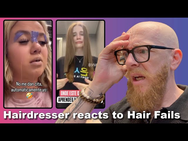 TikTok Hair Fails That Will Make You Cringe – Pro Hairdresser Reacts!