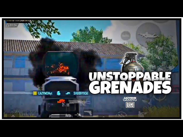 Unstoppable Grenades in BGMI | Lazymon Gaming Guide |