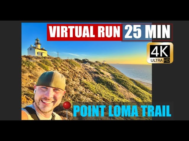 Virtual Run 4K _ Point Loma Coastal Trail _ Fitness in the Outdoors