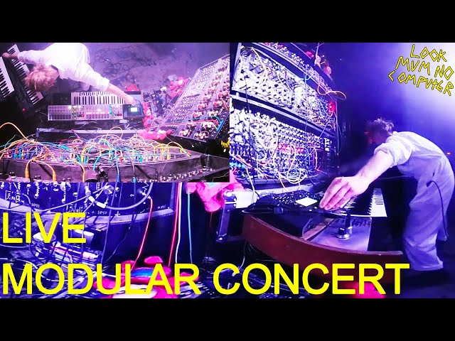 Look Mum No Computer LIVE LONDON XOYO #Modular #Synth SHOW  #360video