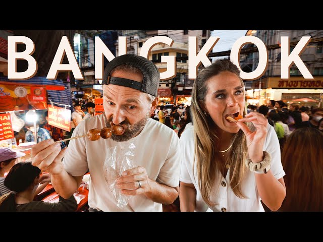 BEST THAI STREET FOOD TOUR IN BANGKOK THAILAND (Chinatown and Night Markets)