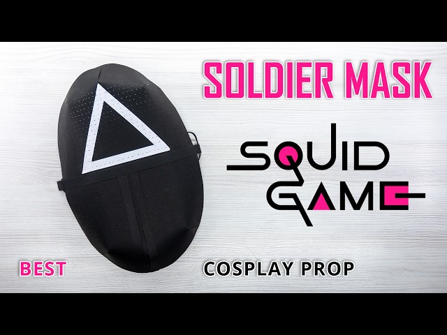 How to Make a Squid Game Soldier Mask - Simple Paper Craft Guide