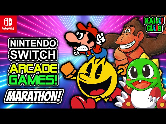 AWESOME ESHOP ARCADE GAMES For Nintendo Switch MARATHON! Retro Classics & Modern Arcade Style Games