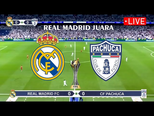 Real Madrid vs Pachuca LIVE EN VIVO 2024 | Full Match | PES Game Simulation