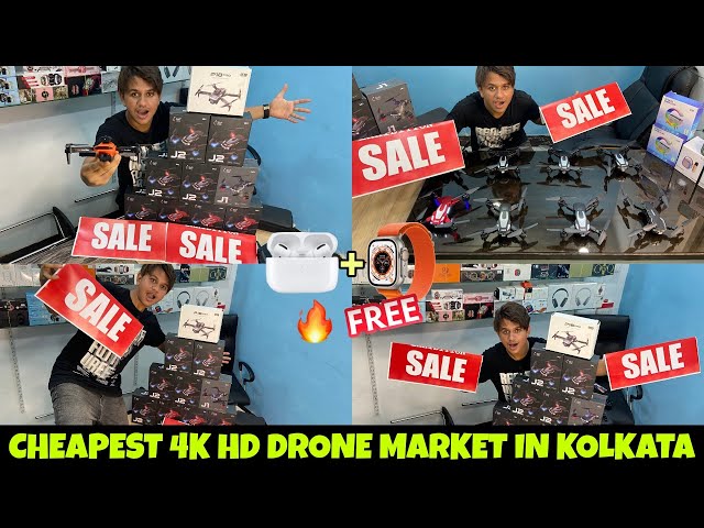 Kolkata Drone camera market | free gifts | ₹3999 |Camera Market in kolkata 📷🚀