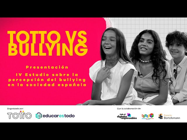 Presentación IV Estudio sobre la percepción del bullying en la sociedad española