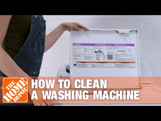 How to Clean a Washing Machine | The Home Depot