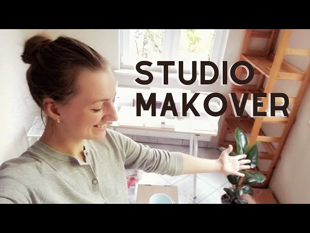 I moved my art studio AGAIN!? Here's the makeover!