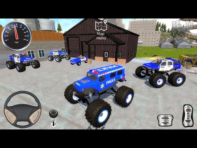 Juego de Carros - Xtreme Racing Police Monster Trucks | Driving Car Off-Road #1 - [Android] Gameplay