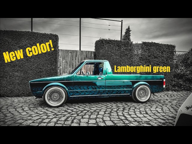 My VW Caddy painted in a Lamborghini Color!