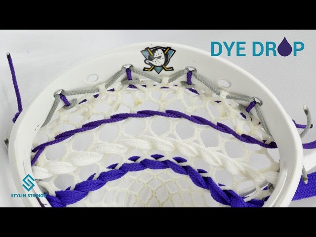 Mighty Ducks Dye Drop  |  Custom Lacrosse Dye Drop Season 3 | Stylin Strings