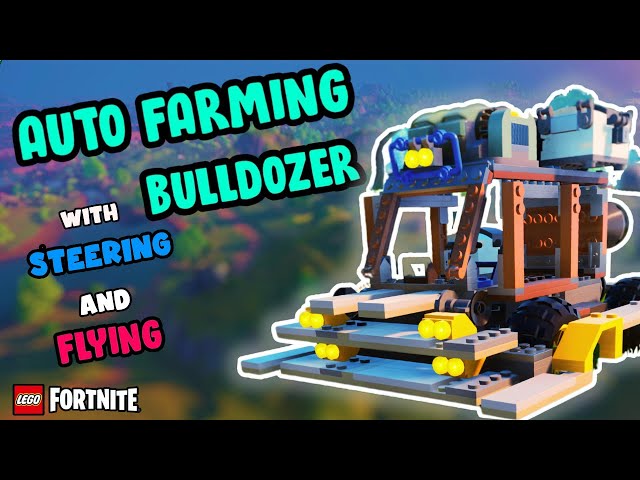 How to Make an Auto Farming BULLDOZER! - Lego Fortnite (Mechanical Mayhem)