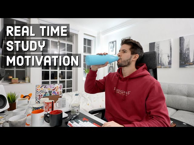 REAL TIME study with me (no music): 12 HOUR Productive Pomodoro Session | KharmaMedic