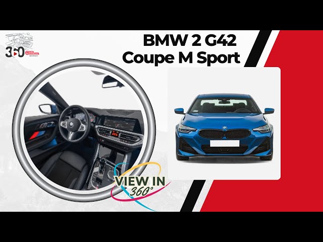 BMW 2 G42 Coupe M Sport (360° VR Interior Experience)