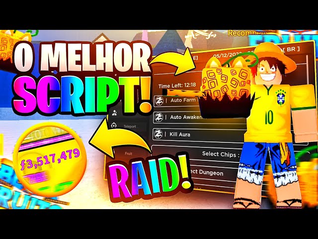 🐆SAIU O MELHOR SCRIPT PARA RAID (PC E MOBILE) + EXECUTOR MOBILE - BLOX FRUITS