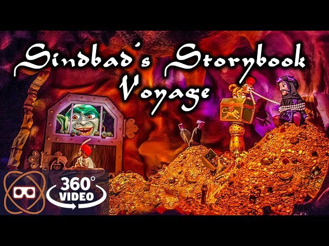 [5k 360] Sindbad Storybook Voyage Tokyo Disneysea - Full 360 POV - English Subtitles