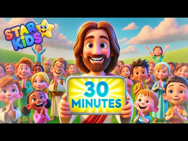 30 Minutes of Christian Bible Songs for Kids | Fun & Educational Worship Music!