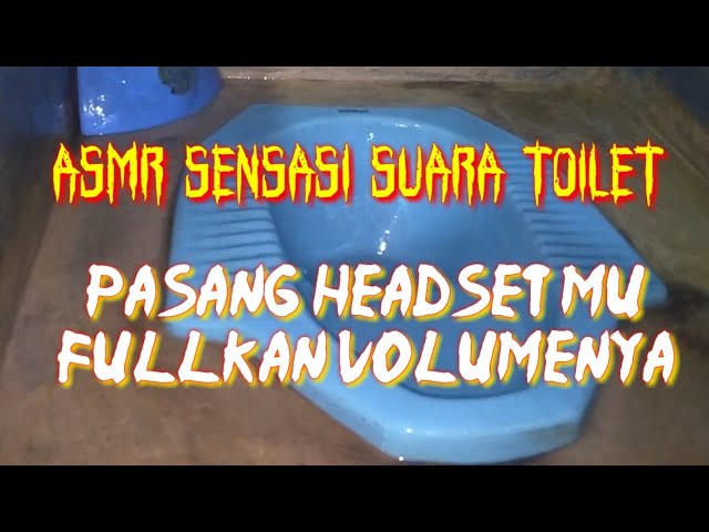 ASMR relaxing sound in the TOILET